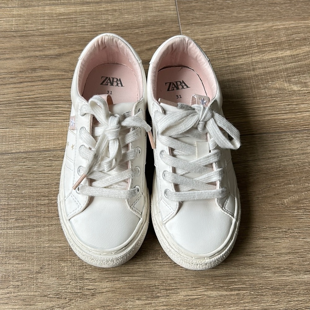 Zara Kids White Sneakers